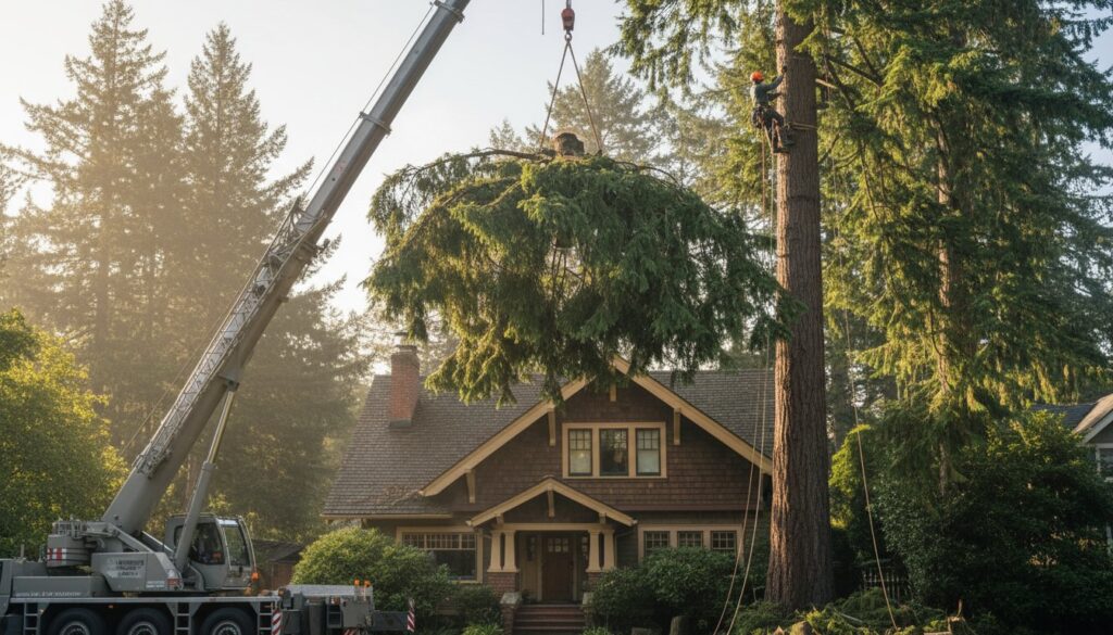 Professional Crane Tree Removal Service in Portland: 30+ Years of Safety