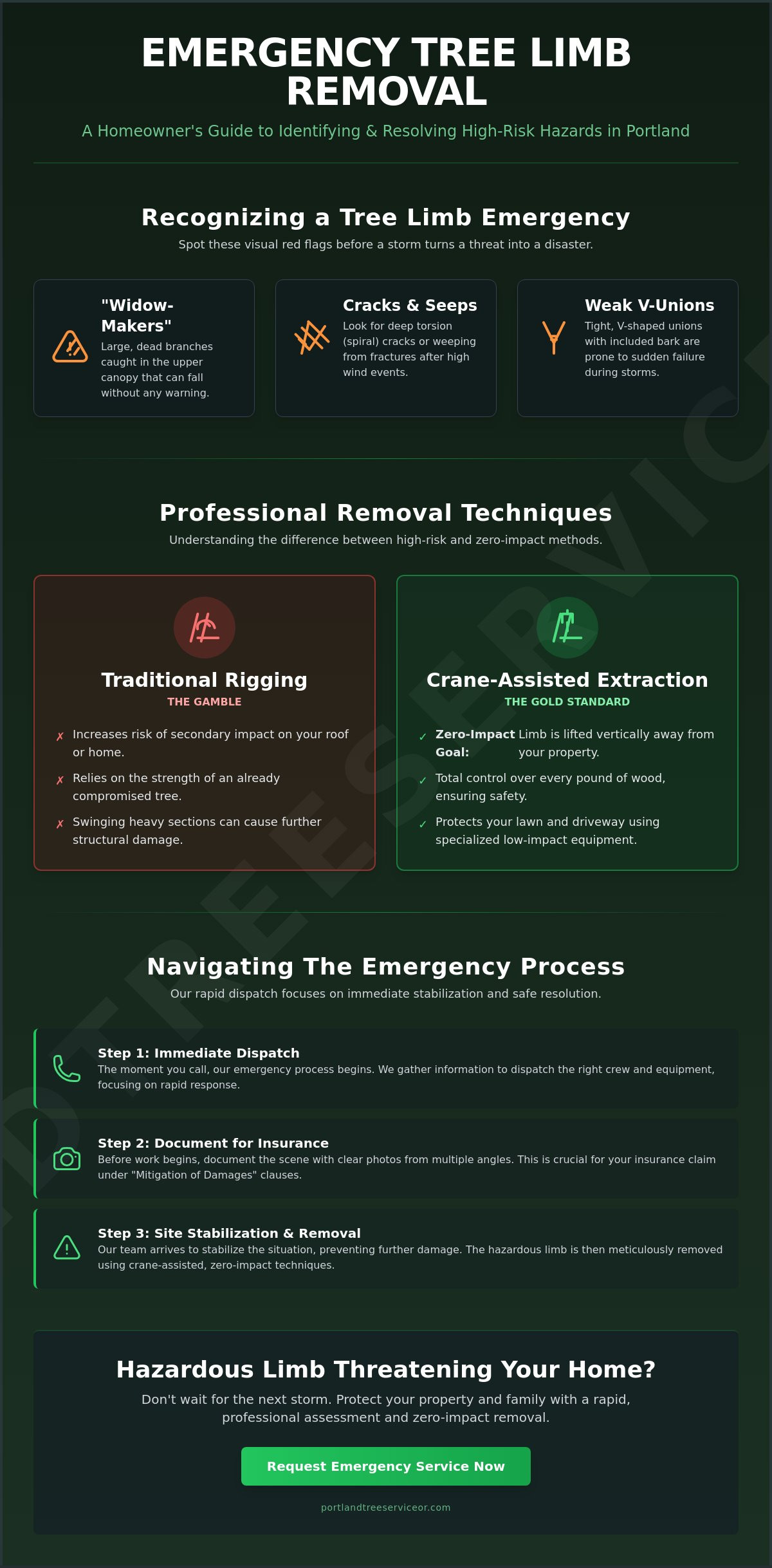 Emergency Tree Limb Removal: Protecting Your Portland Property from Hazardous Branches