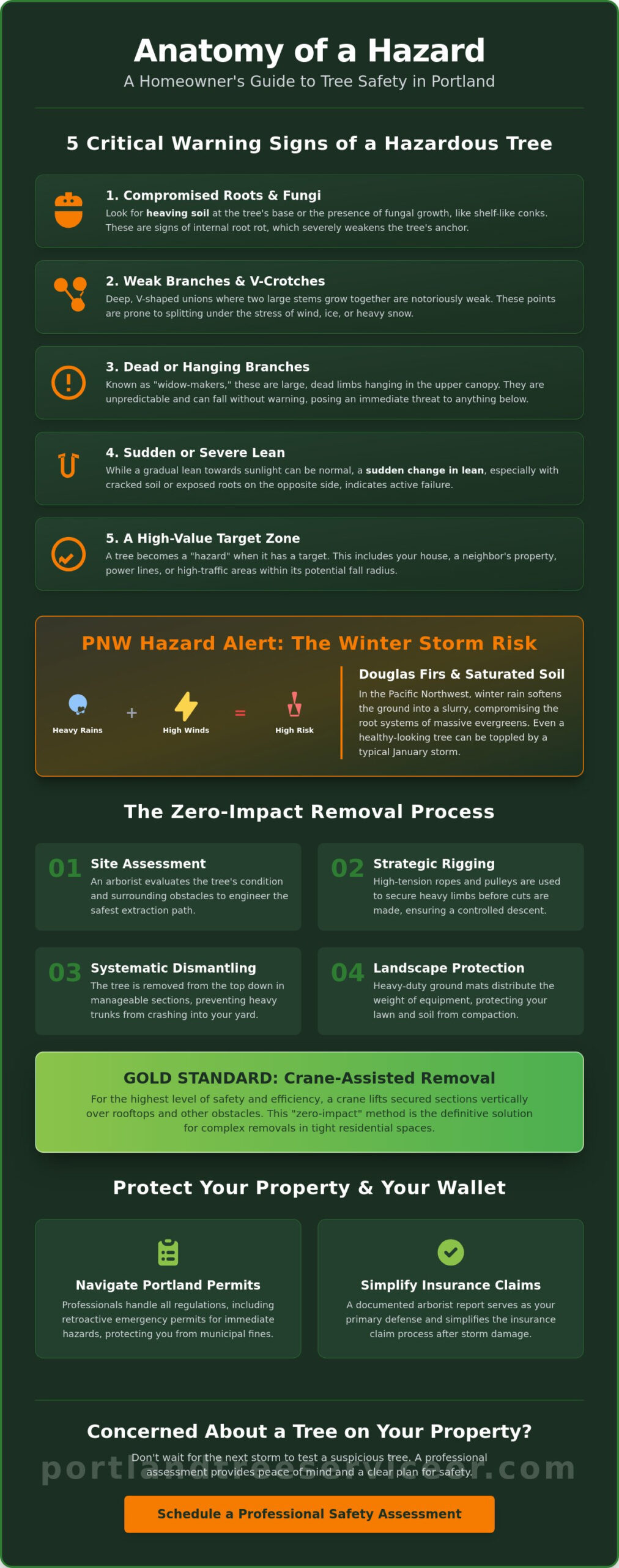 Hazardous Tree Removal: A Step-by-Step Guide to Safety and Prevention