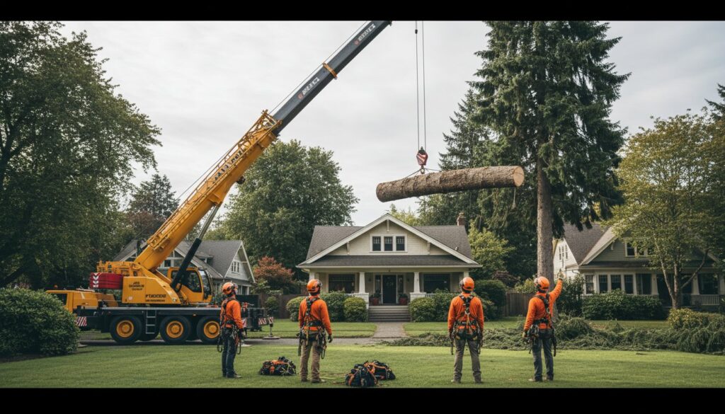 Top Benefits of Crane Tree Removal: Why It’s the Safest Method for Portland Properties