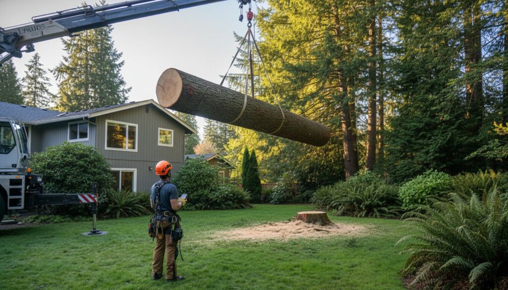 How is a Tree Removed with a Crane? A Step-by-Step Guide to Precision Extraction